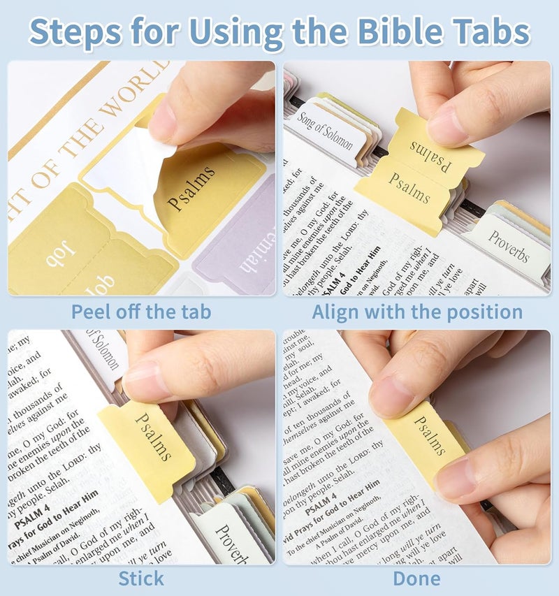 Pidada 30 Pcs Bible Journaling Kit, Colored Bible Study Supplies, 12 Pastel No Bleed Highlighters and 6 Colored Pens, Transparent Sticky Notes and Bible Tabs Set and More, Book Annotation Kit for Women & Men - Image 5